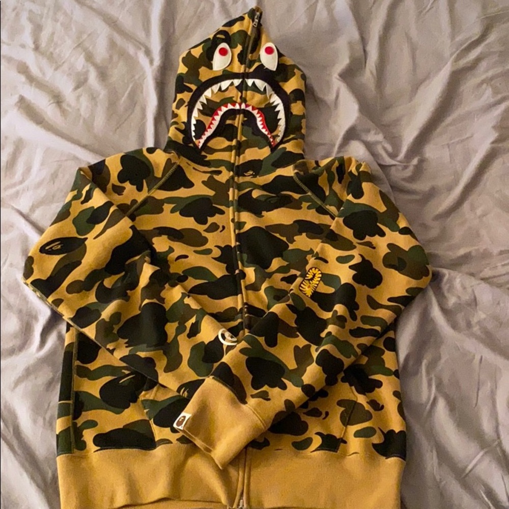 Bape hoodie.
